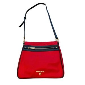 NWT Michael Kors Bag MK Crossbody Bag Red Jet Set Charm Red Multi-Crossbody Bag